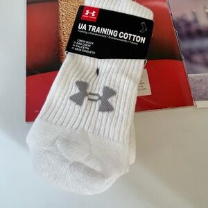 Under Armour White Athletic Socks
